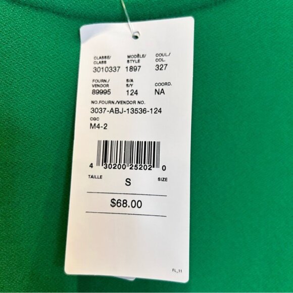 Laura Flutter Sleeve Top Parrot Green - Picture 10 of 13